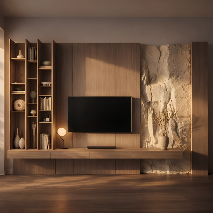 TV ünite dekor